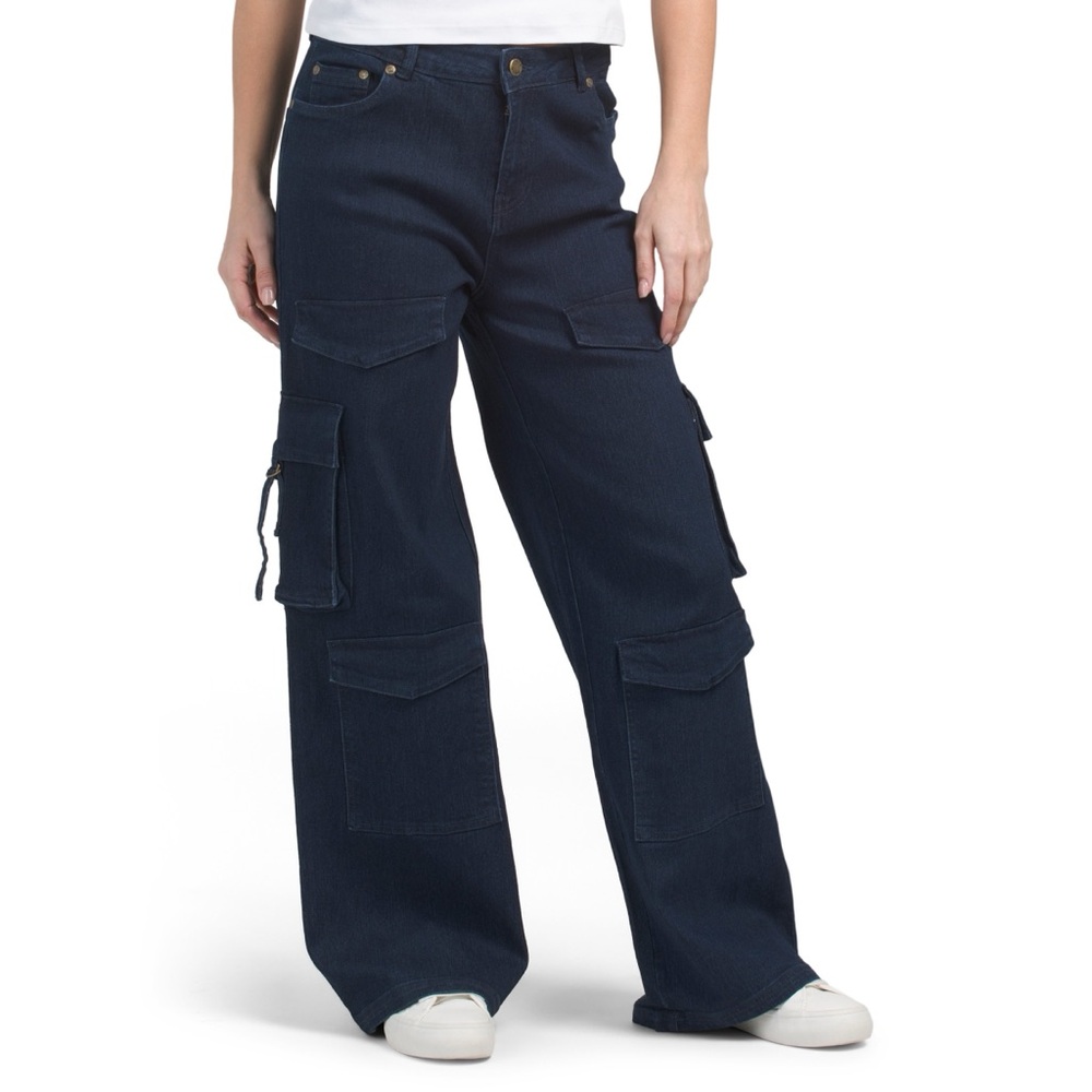 NWT! Bebe Denim Cargo Pants